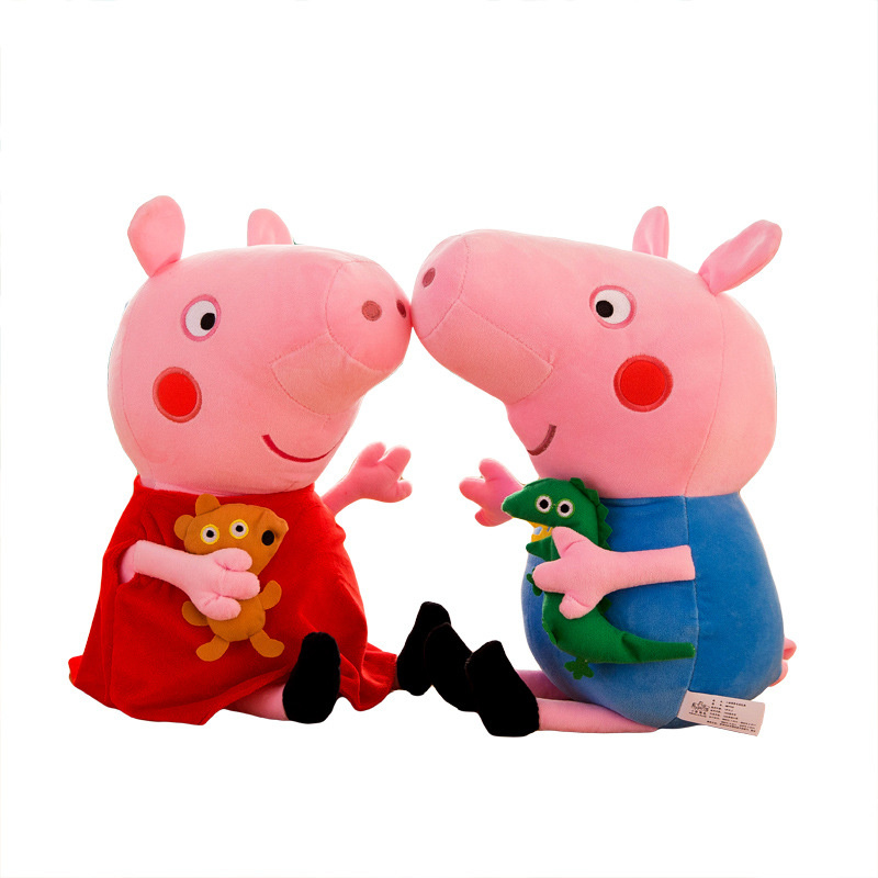 New Peppa George Pig 20cm/30cm PP Cotton Plush Stuffed Toys Cute Peppa Pig Doll Skin-friendly Pillow Children Gift