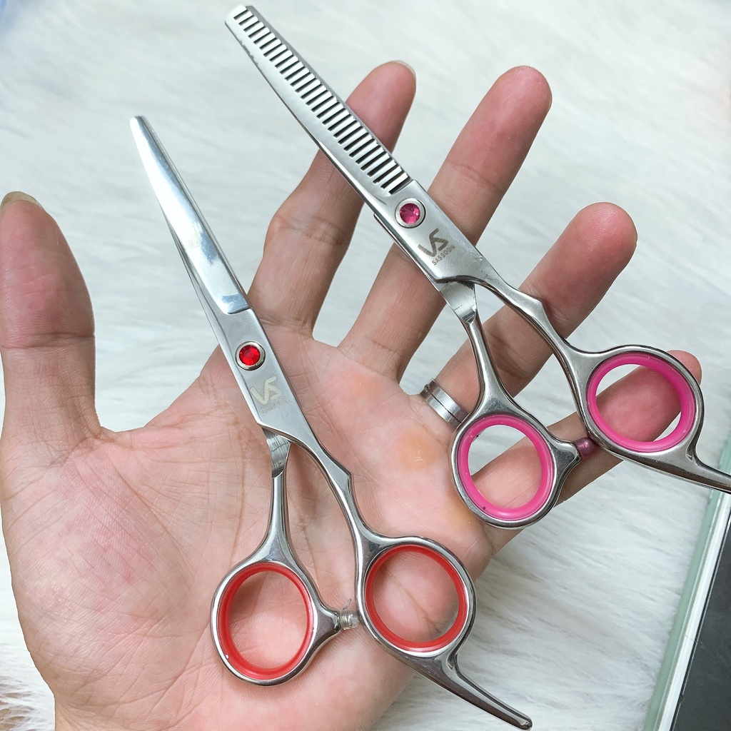 Bộ Kéo Cắt Tóc VS Giá Rẻ Cho Học Viên Cắt Tóc Tại Nhà Home Barber Hair Cutting Scissors