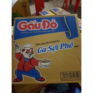 [Mã HIENTH5K giảm 5K đơn 50k] MÌ GÀ SỢI PHỞ GẤU ĐỎ 30 GÓI