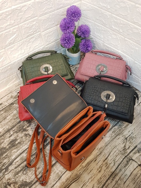 Túi tua ba ngăn da mềm