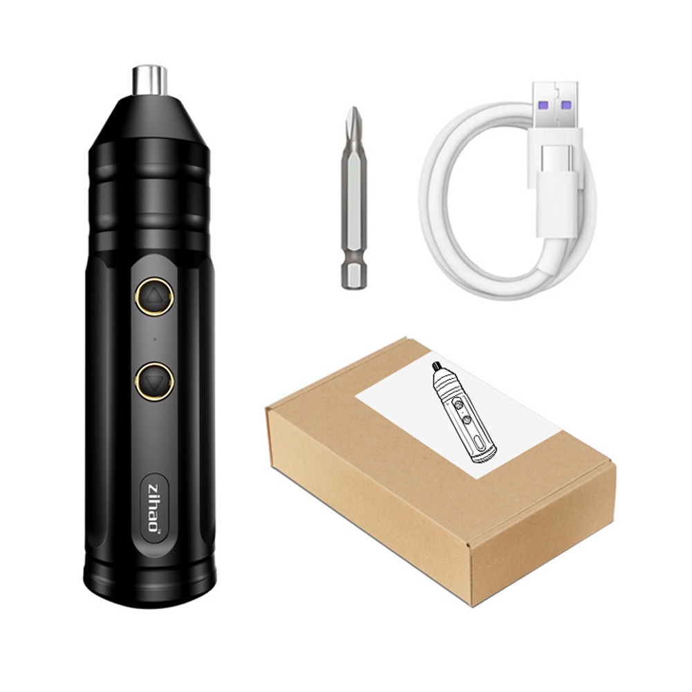 Bộ Tua Vít Điện Mini 💓Xã Kho💓 3.7V Tua Vít Điện Không Dây Thông Minh Tay Cầm Sạc USB Với Bộ Khoan