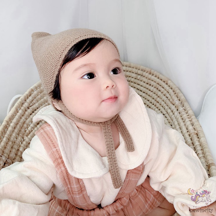 Mũ Dệt Kim Mùa Thu Dành Cho Bé Phong Cách Hàn Quốc