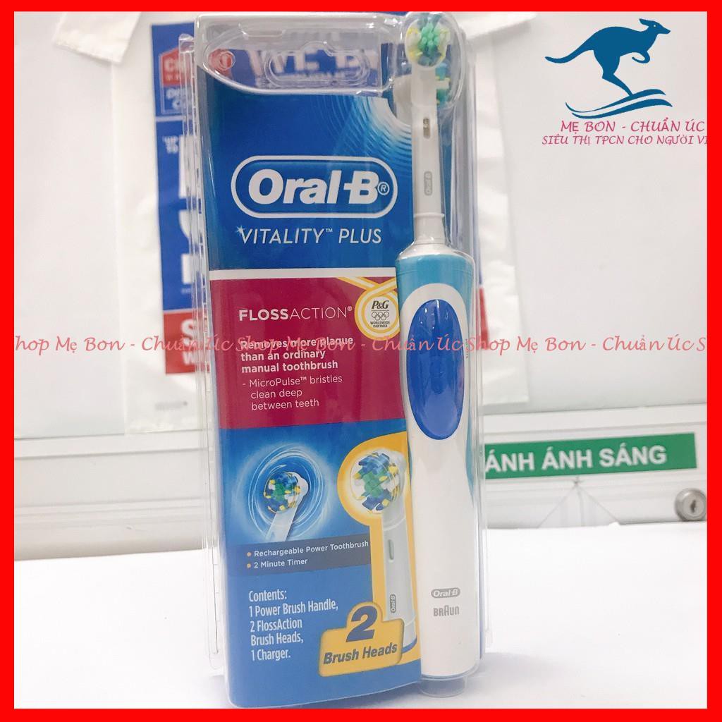 Bàn Chải Điện Oral B Vitality Pro White Electric Toothbrush tặng1 đầu bàn chải Úc