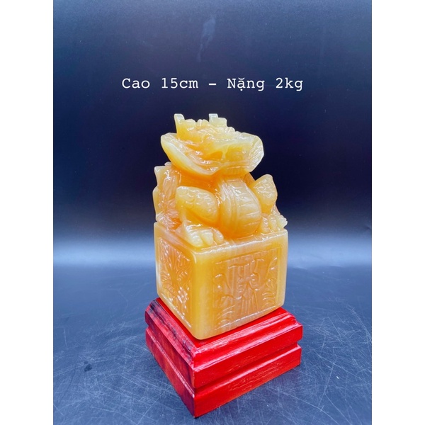 Ấn Rồng Đá Ngọc Hoàng Long Phong Thuỷ