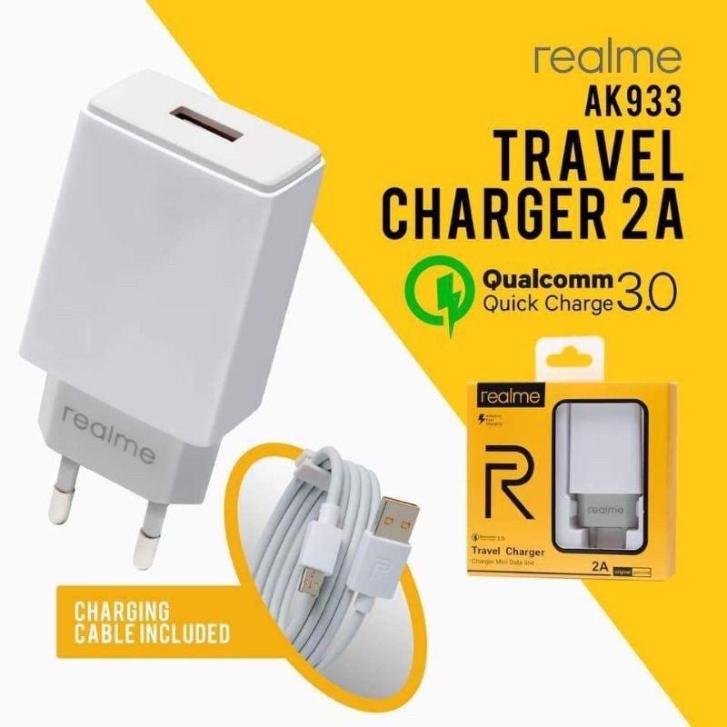 Bộ sạc REALME 2A 933 - bao gồm cốc cáp sạc - hỗ trợ sạc nhanh - tương thích với nhiều thiết bị