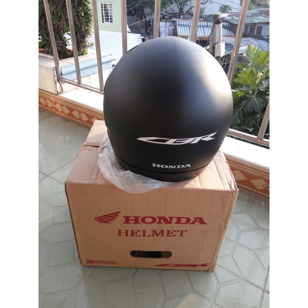 Nón bảo hiểm honda Fullface nk theo xe CBR từ Indonesia ( đen nhám)