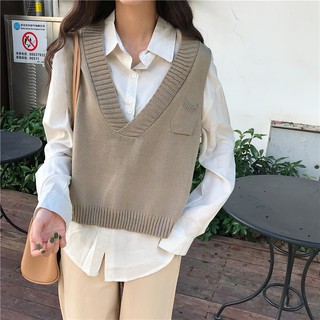 [ORDER] Set áo sơ mi trắng và gile len