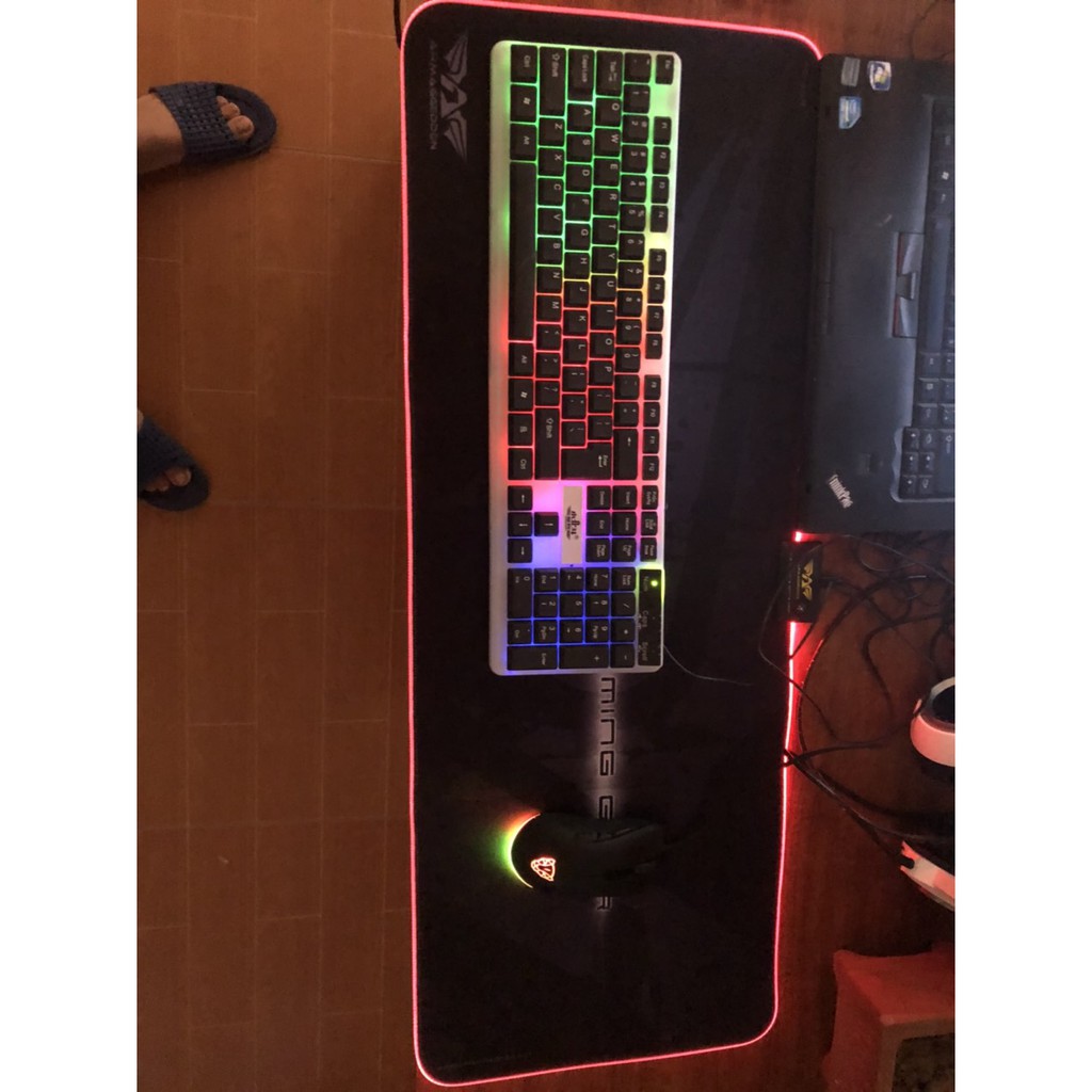Lót bàn phím♥️pabled đẹp♥️lót chuột bàn phím led RGB