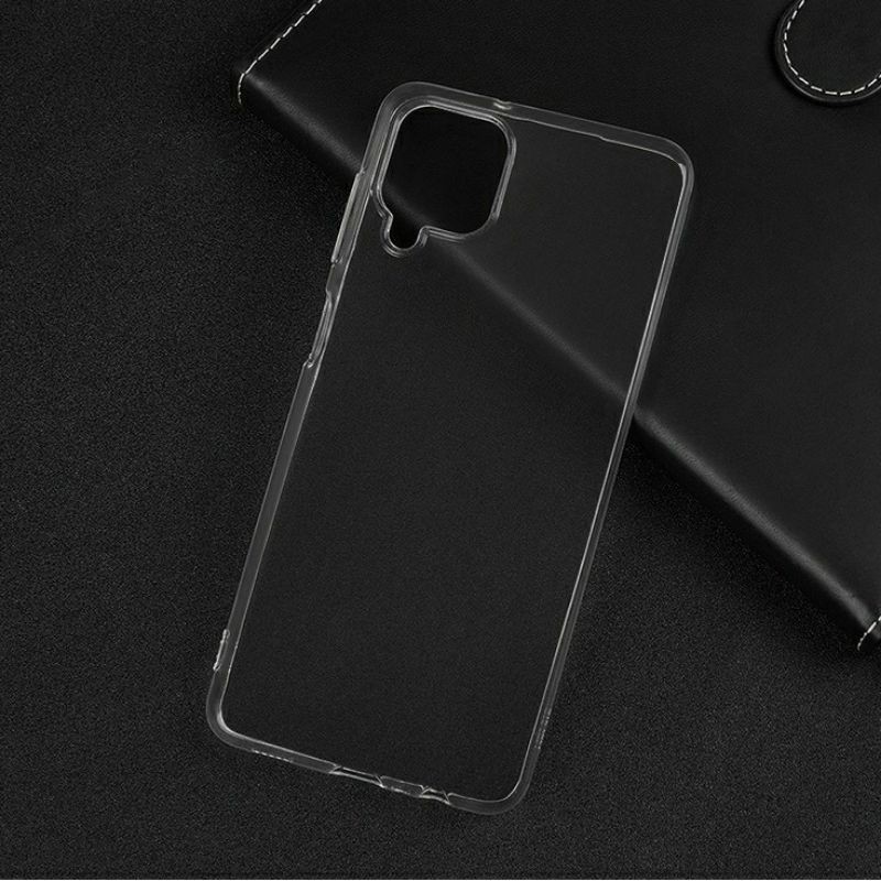 ốp lưng silicon trong suốt samsung A04S / A02S / A12 dẻo khỏe màu máy