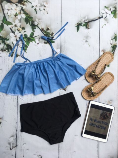 Bikini nhún bèo siêu dễ thương ( kèm hình trải sàn)