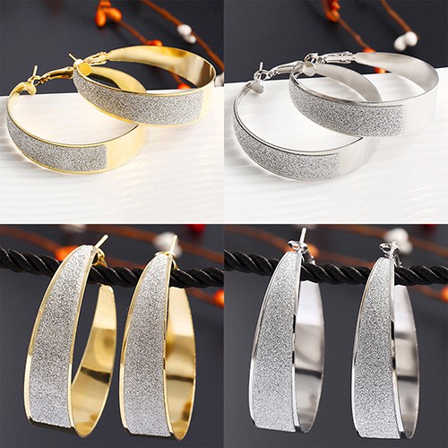 Đôi Bông Tai Khoen Tròn Thời Trang Cho Nữ