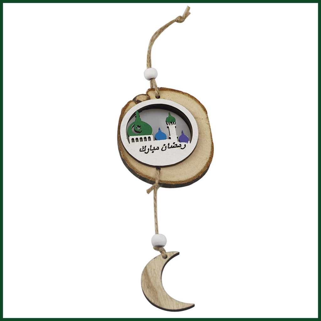 Mặt Dây Chuyền Hình Ngôi Sao Mặt Trăng Eid Ramadan Mubarak Trang Trí Xe Hơi