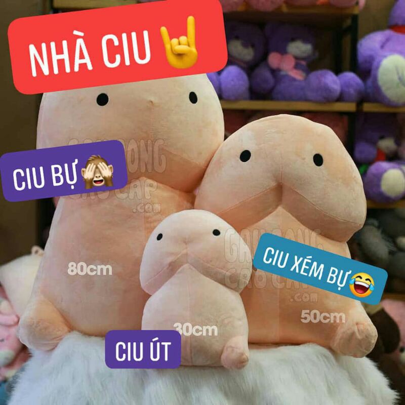 Gấu Bông Ciu.Ciu Nhồi Bông Dễ Thương