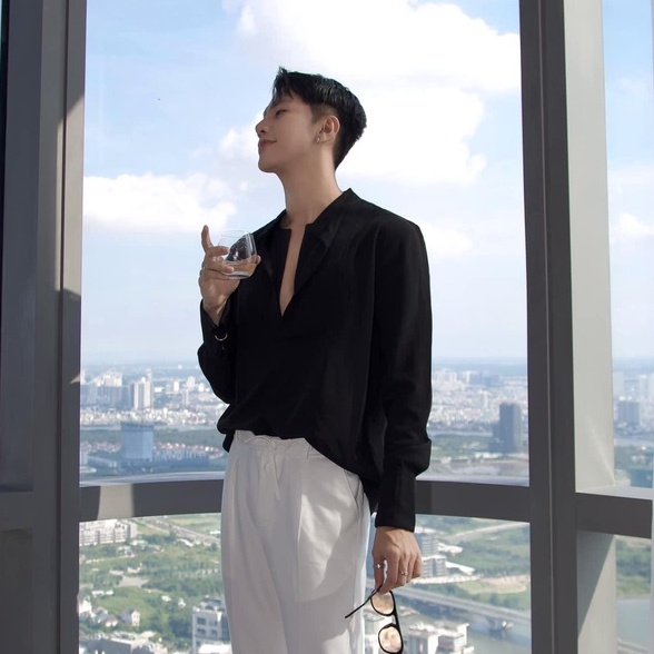 ÁO SƠ MI NAM HÀN QUỐC V - RINGLY SHIRT