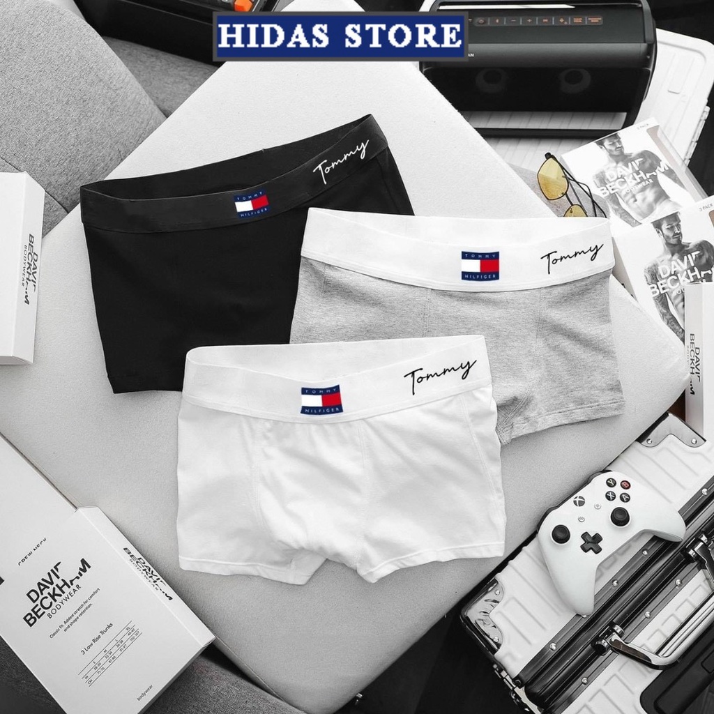 COMBO 3 QUẦN SỊP NAM THUN LẠNH cao cấp set 3 quần sịp Boxer Thun Lạnh chất mềm co dãn HD22