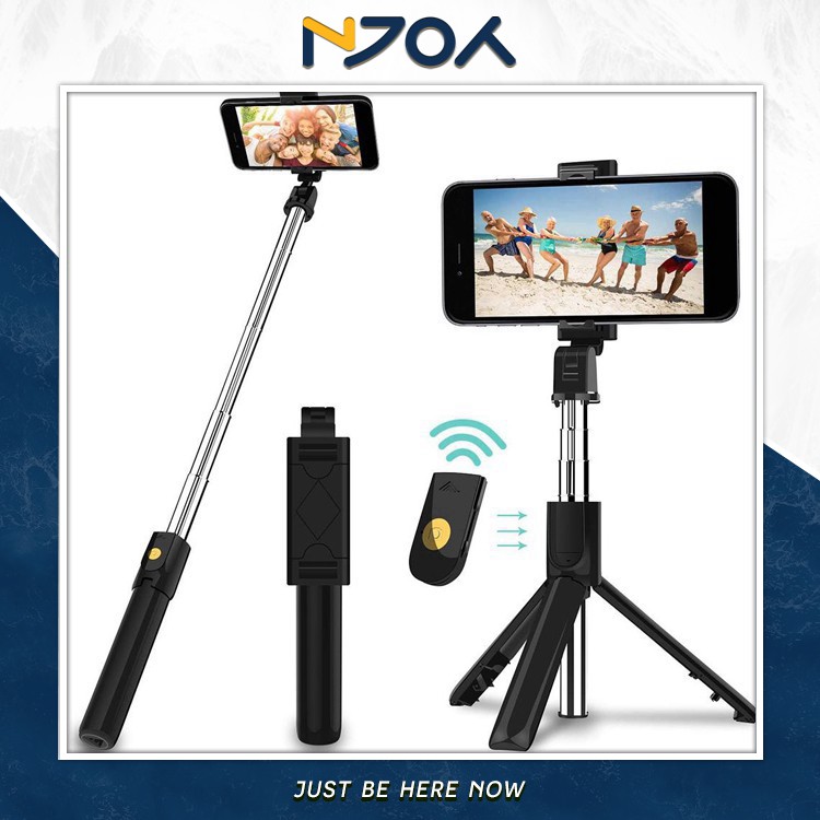 [CHỤP ẢNH TỪ XA] GẬY TRIPOD 3 CHÂN K07 KẾT NỐI BLUETOOTH CAO 72CM CHỐNG RUNG LẮC SELFIE TIK TOK LIVESTREAM 3210 XIAOMI