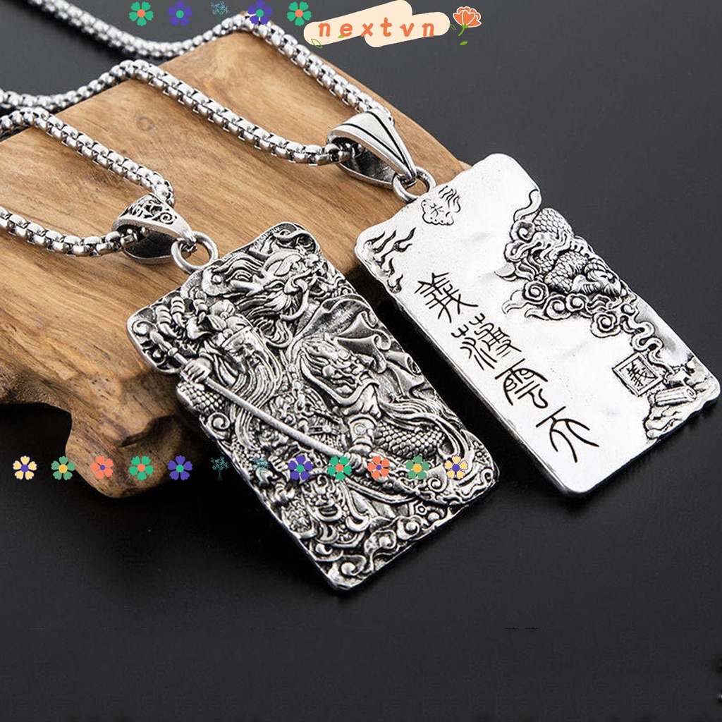 Vòng cổ Mặt Quan Công Gong Yibo Yuntian Cá Tính Cho Nam