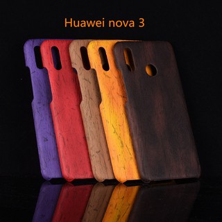 For Huawei nova 3 nova3 Case Vintage Wood  PC hard Cover