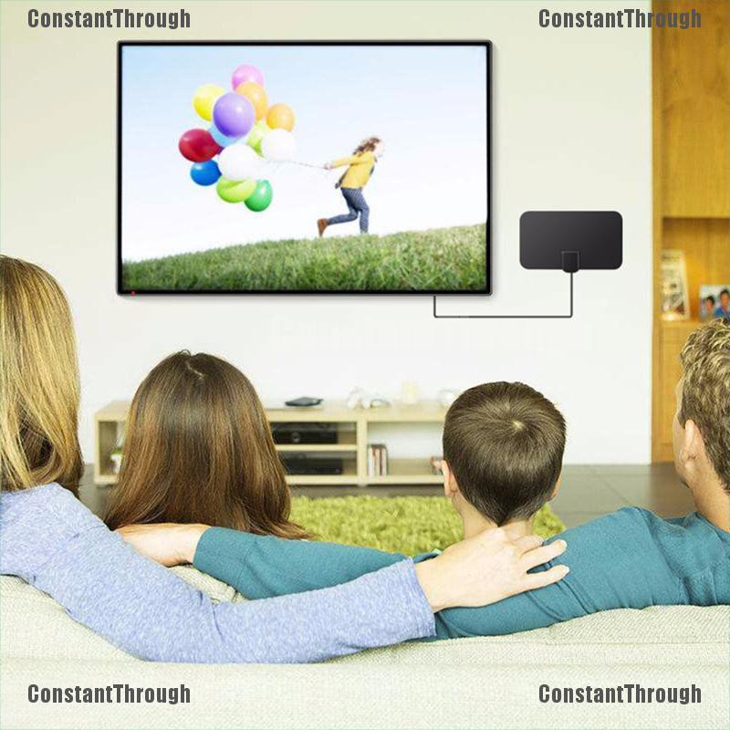 Ăng Ten Khuếch Đại Tín Hiệu Tv Hdtv Khoảng Cách 50 Dặm