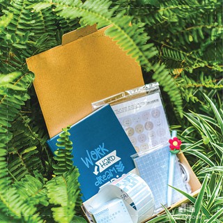 Planner Gift Set Combo: Sổ Explore - WashiTape - Sticker - Pen - Note