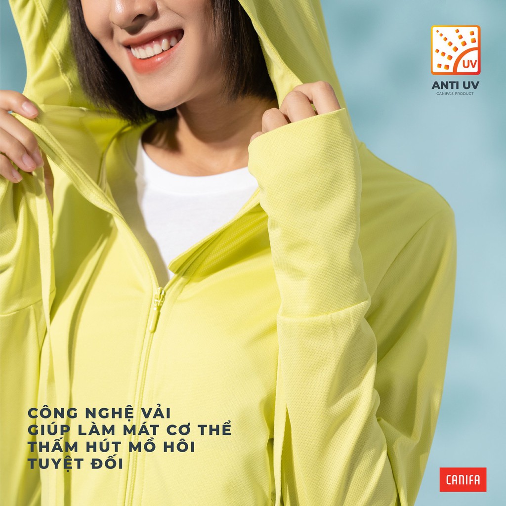 Áo chống nắng nữ có mũ 6OT21S001 Canifa