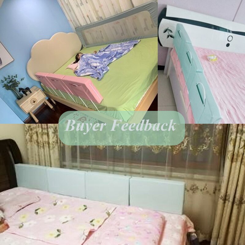 Hàng Rào Chắn Giường 50cm / 60cm Tùy Chỉnh Chống Ngã An Toàn Cho Bé