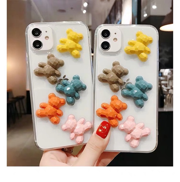 Ốp gấu hoạ tiết nỗi