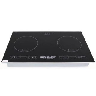 Bếp đôi điện từ sunhouse shb9108-s