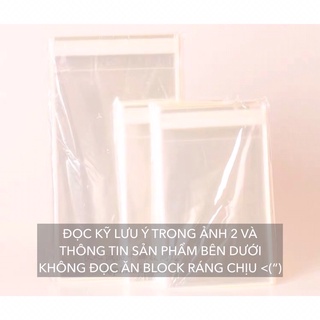 Sleeve MeeT 10.5x16.1cm & 12.4x17.4cm & 13x18cm & 15.3x21cm dày đựng postcard album ảnh bọc bảo vệ thẻ bài size lớn