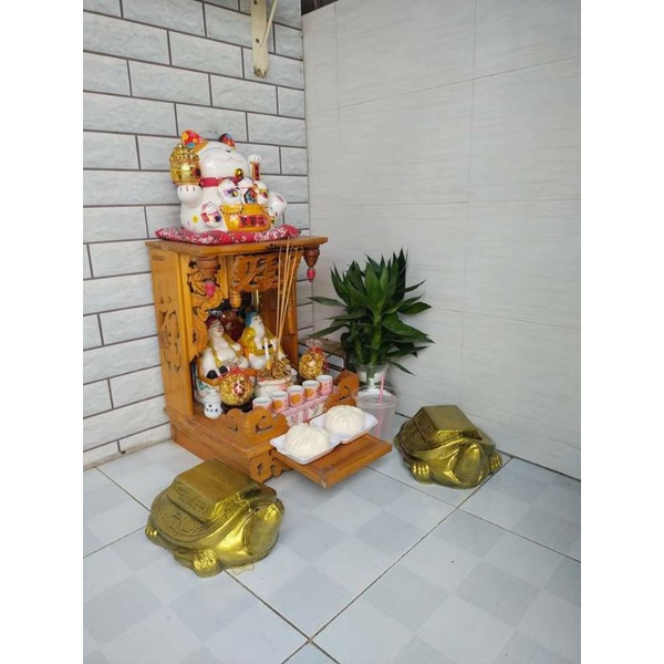 Khuôn Rùa kê chậu cảnh dài 28, chân rộng 22 cao 11cm