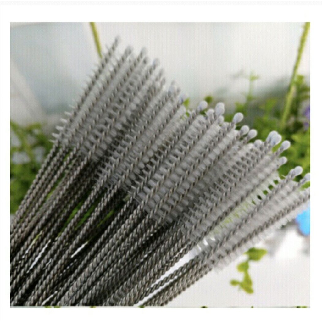 Cọ Vệ Sinh Ống Hút Và Núm Ty Cho Bé - Chất Liệu Thép Không