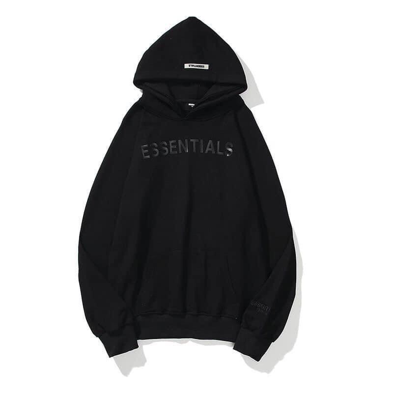 Áo Hoodie Esentials chất liệu nỉ bông cao cấp có ảnh video thật nặng 900g