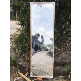 Gương Toàn Thân Viền Gỗ Thông 40x150
