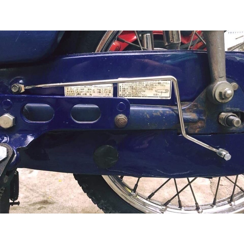 Bảo vệ carte - bọc sên xe cub chất liệu inox