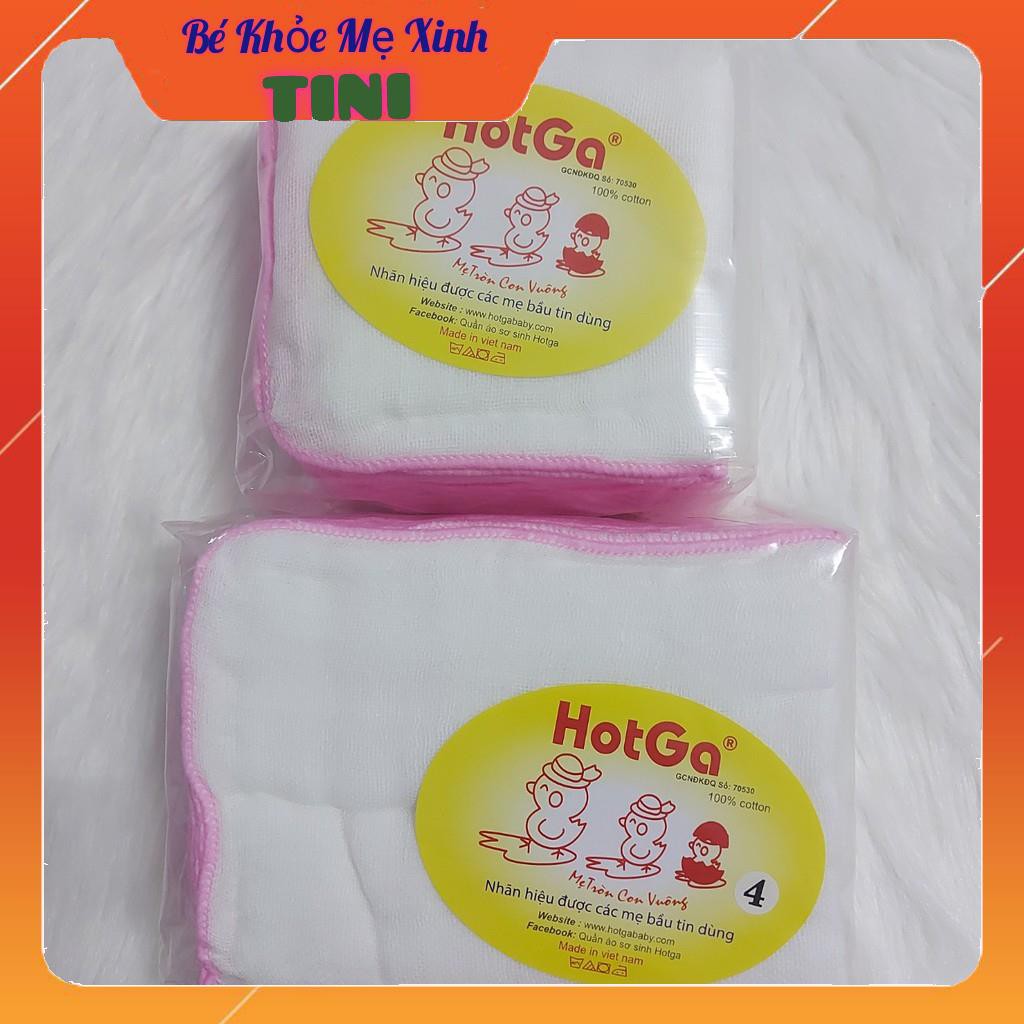 ComBo 10 khăn sữa 4 lớp HotGa cho bé sơ sinh