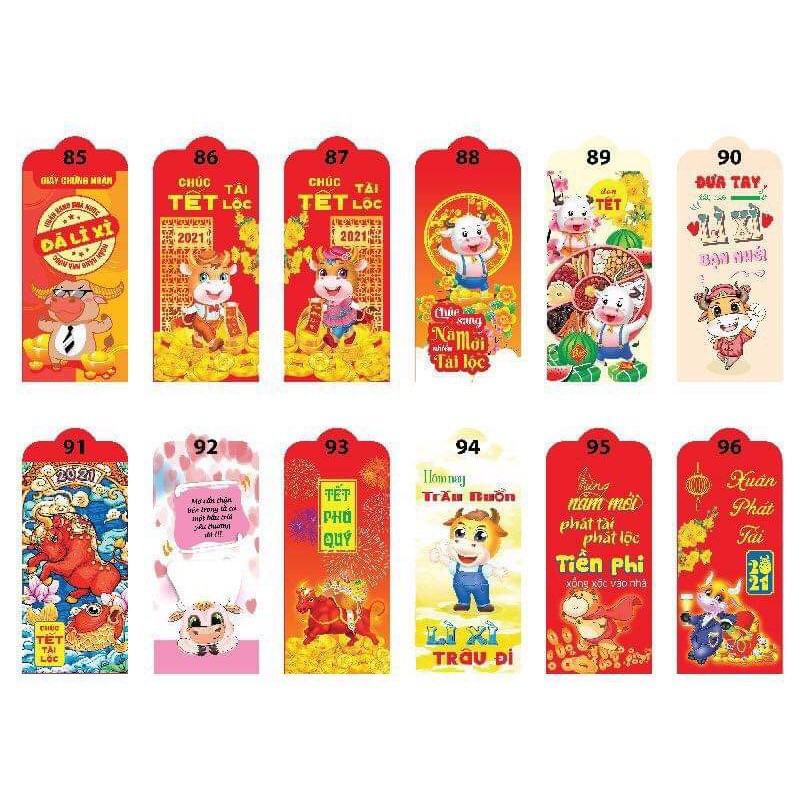 TÚI 10 BAO LÌ XÌ TẾT