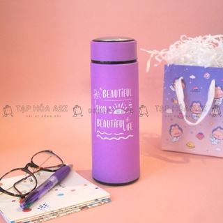 Bình nước 450ml thủy tinh bọc chống sốc mẫu mới a2z - bn04