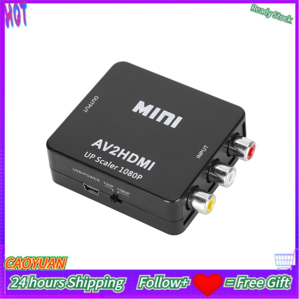 Bộ Chuyển Đổi Cao Cấp Av Sang Hdmi Cho Rca