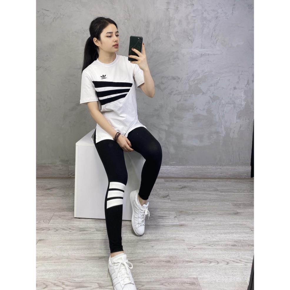 Quần Tập Gym Nữ [Legging] Das 3 Vệt Chân Năng Động [ĐỒ TẬP]