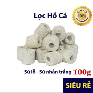 Sứ lỗ lọc nước | Sứ trắng lọc nước cho hồ cá sứ lọc vi sinh