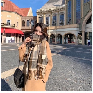Khăn dạ quàng cổ phong cách Hàn quốc