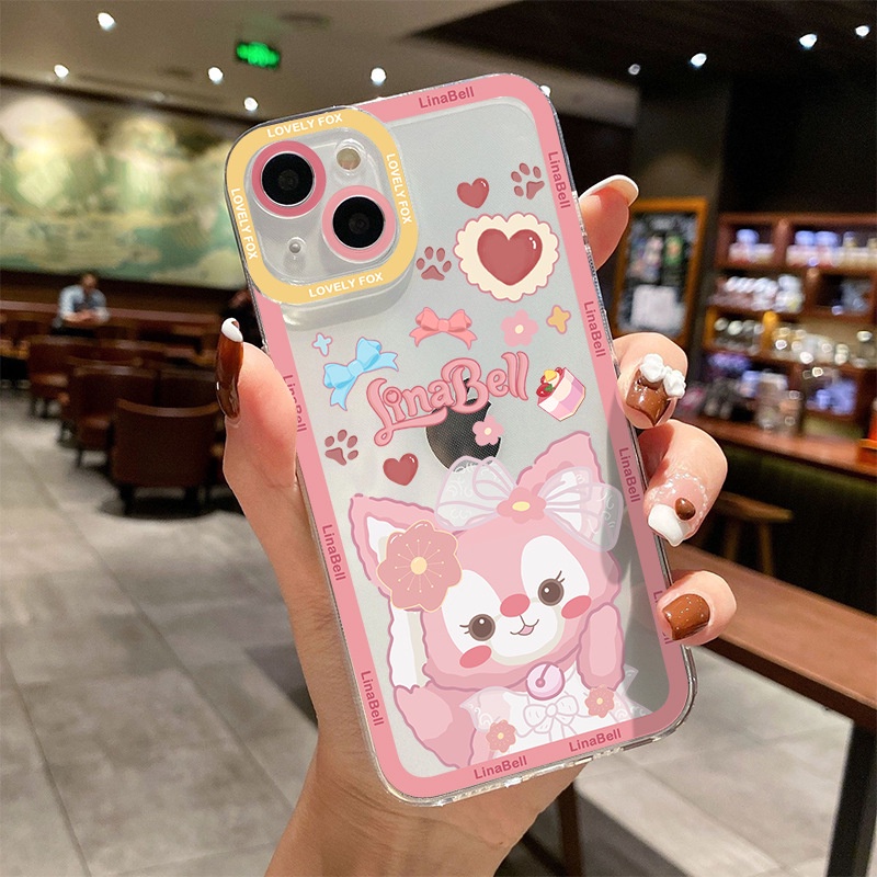 Ốp Điện Thoại Hình Chú Cáo Lena Belle Đáng Yêu Cho Apple 13 iphone 13 12 11 Pro Max XS XR 8plus iphone 12pro