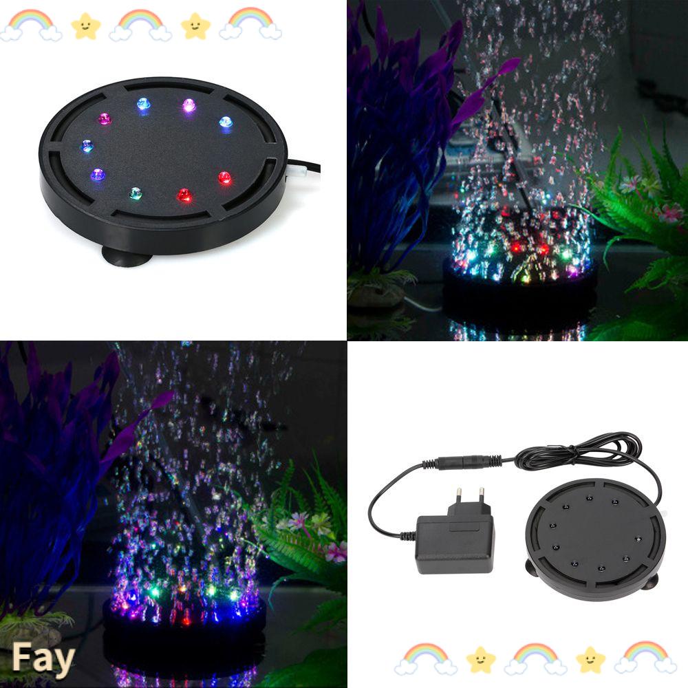 Đèn LED Hình Đĩa Bong Bóng Trang Trí Bể Cá Mẫu Mới 2022