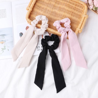 cột tóc scrunchies có dây nơ dài