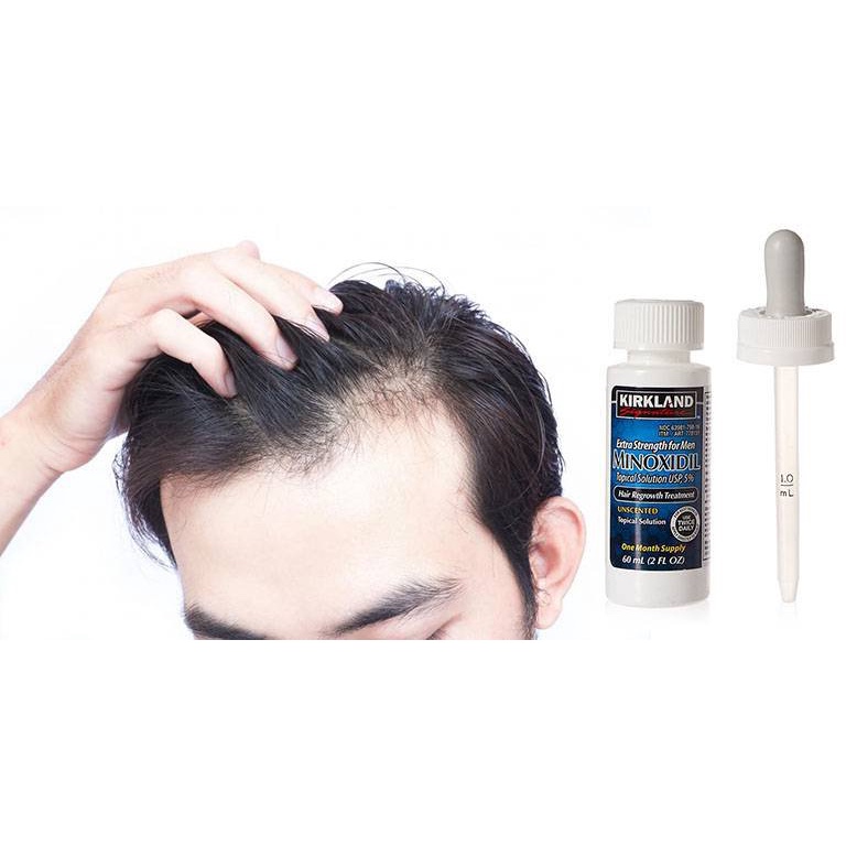 Minoxidil 5% Dạng Lỏng Mọc Râu Tóc Kirkland Mỹ (1 Hộp 6 lọ) bán sỉ