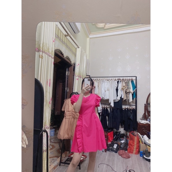 [Ảnh Thật ]Váy Hồng Cute