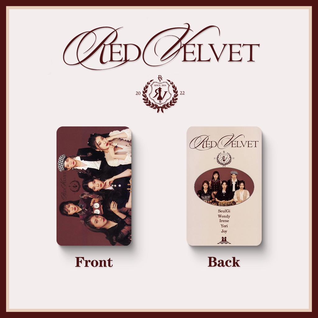 Red Velvet 2022 SEASON'S GREETINGS Photocard Official Card