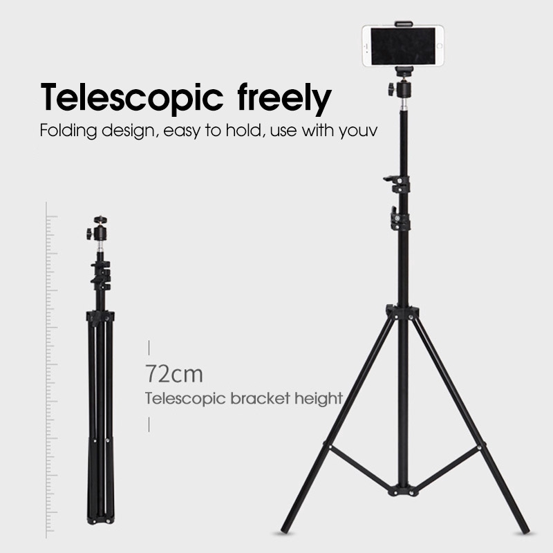 Giá đỡ 3 chân đa chức năng 0.5m/ 1.7 m/ 2.1m cho điện thoại | BigBuy360 - bigbuy360.vn