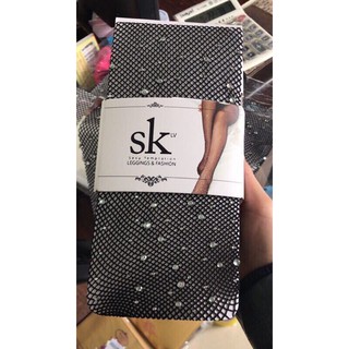 Quần tất lưới đính đá SK
