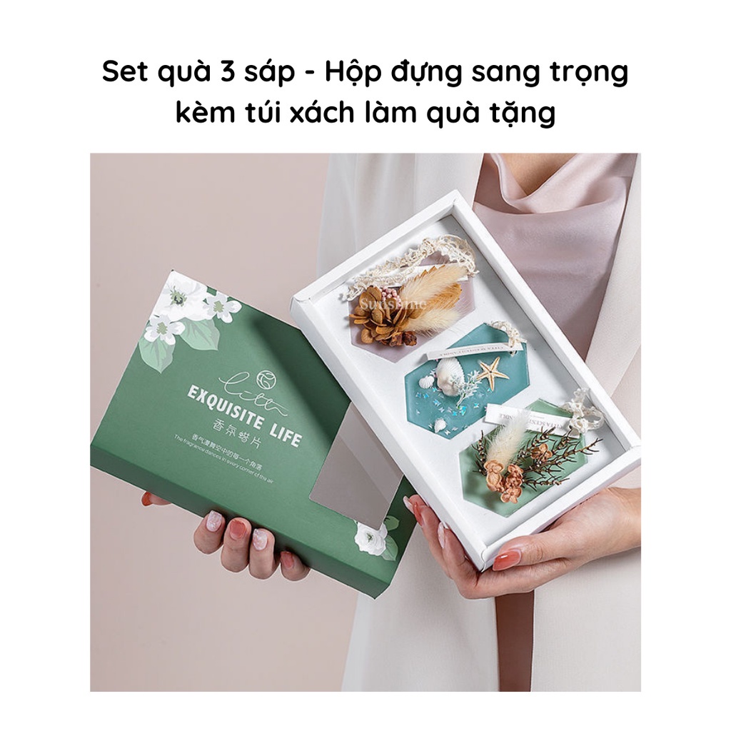 Sáp Thơm Phòng Treo Tủ Quần Áo Xe Ô Tô Treo Phòng Tinh Dầu Thiên Nhiên Khử Mùi Exquisite Life ST03 ST05